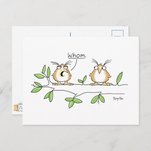 Briefkaart van Sandra Boynton (Voorkant / Achterkant)