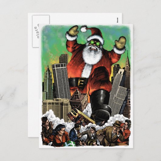 Briefkaart van Santazilla (Voorkant / Achterkant)