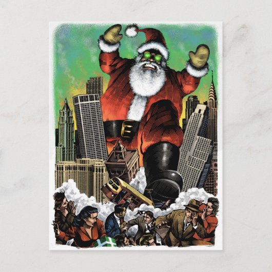 Briefkaart van Santazilla (Voorkant)