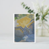 Briefkaart van schilderij van de waterverf, Cascai (Staand voorkant)