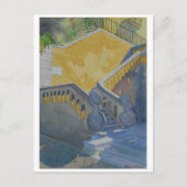 Briefkaart van schilderij van de waterverf, Cascai (Voorkant)