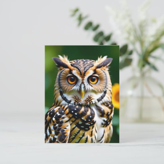 Briefkaart van schoonheid en wijsheid (Staand voorkant)