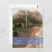 Briefkaart van scripture van het 35:4 van Isaiah (Voorkant / Achterkant)