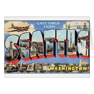  Briefkaart van Seattle