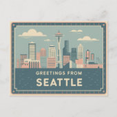  Briefkaart van Seattle | Groeten uit Seattle (Voorkant)
