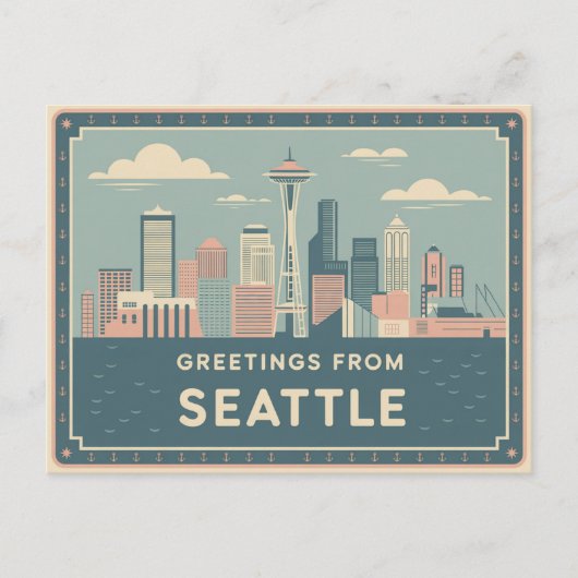  Briefkaart van Seattle | Groeten uit Seattle (Voorkant)
