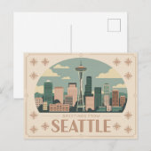 Briefkaart van Seattle | Groeten uit Seattle (Voorkant / Achterkant)