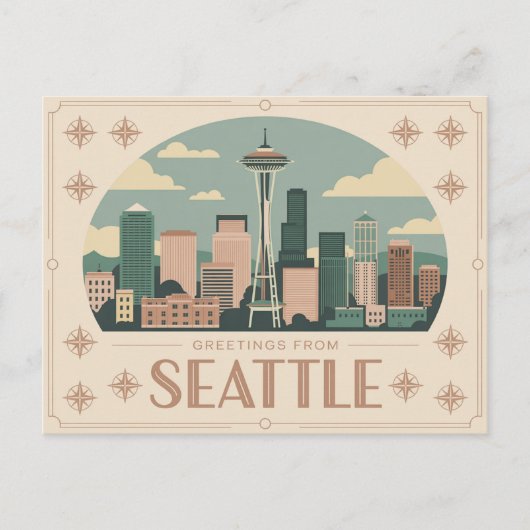  Briefkaart van Seattle | Groeten uit Seattle (Voorkant)