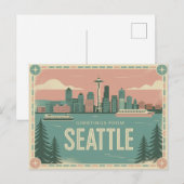  Briefkaart van Seattle | Groeten uit Seattle (Voorkant / Achterkant)