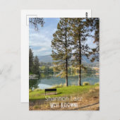 Briefkaart van Shannon Lake in West Kelowna, Canad (Voorkant / Achterkant)