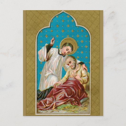 Briefkaart van Sint-Aloysius & Plague Victim (M 00 (Voorkant)