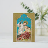 Briefkaart van Sint-Aloysius & Plague Victim (M 00 (Staand voorkant)