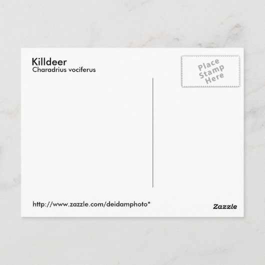 Briefkaart van slachtdieren (Achterkant)