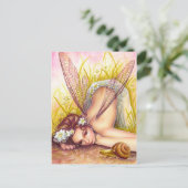 Briefkaart van slakkepels (Staand voorkant)