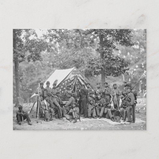 Briefkaart van soldaten (Voorkant)