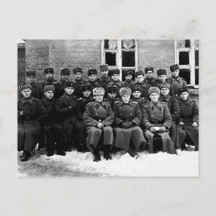 Briefkaart van  soldaten