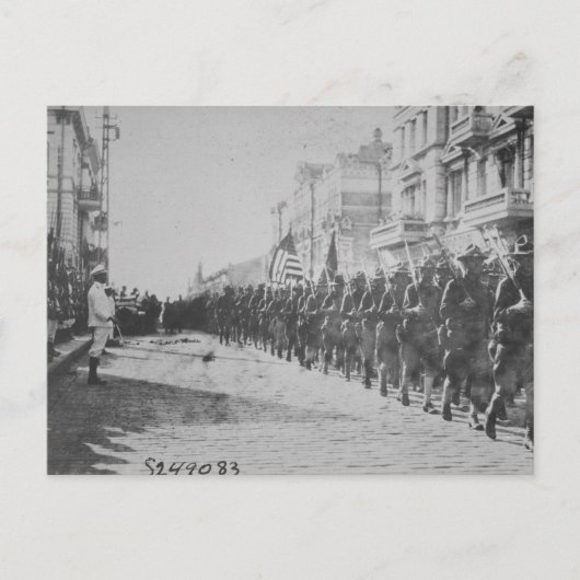 Briefkaart van  soldaten (Voorkant)