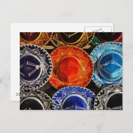 Briefkaart van Sombreros (Voorkant / Achterkant)