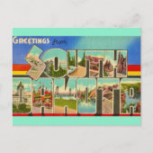  Briefkaart van South Dakota (Voorkant)