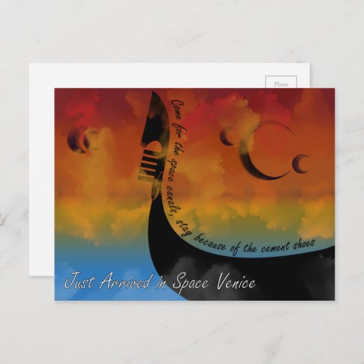 Briefkaart van Space Venice (Voorkant / Achterkant)
