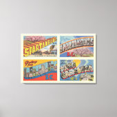  Briefkaart van Spartanburg, South Carolina Canvas Afdruk (Voorkant)