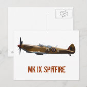 Briefkaart van spitvuur (Voorkant / Achterkant)