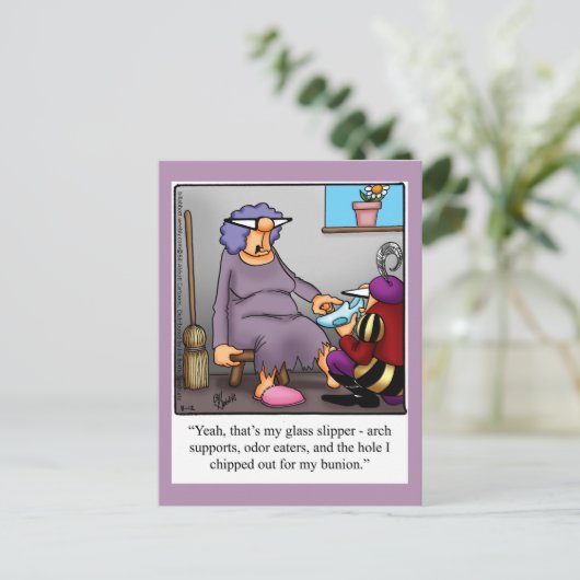 Briefkaart van sproeiers Humor (Staand voorkant)