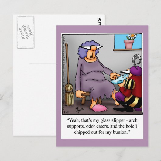 Briefkaart van sproeiers Humor (Voorkant / Achterkant)