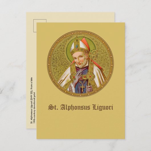 Briefkaart van St. Alphonsus Liguori (SNV 02) (Ron (Voorkant / Achterkant)