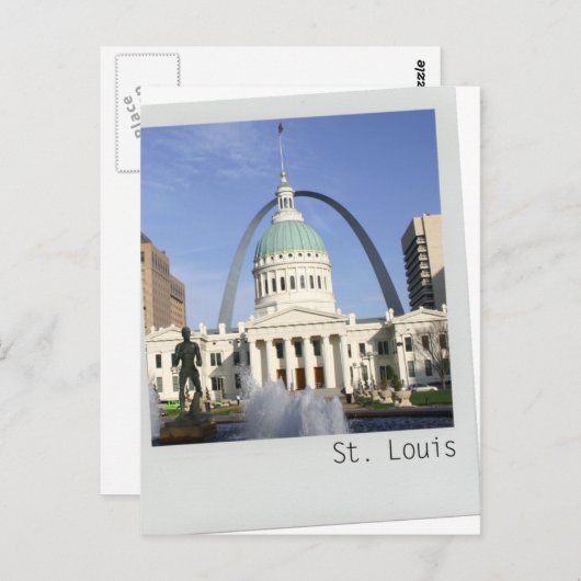 Briefkaart van St. Louis (Voorkant / Achterkant)