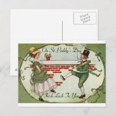  Briefkaart van St. Paddy's Day (Voorkant / Achterkant)