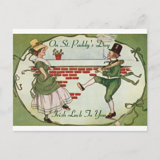  Briefkaart van St. Paddy's Day (Voorkant)