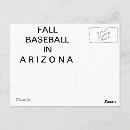 Briefkaart van Stadium Salt River Fields (Achterkant)