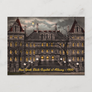 Briefkaart van State Capitol Albany