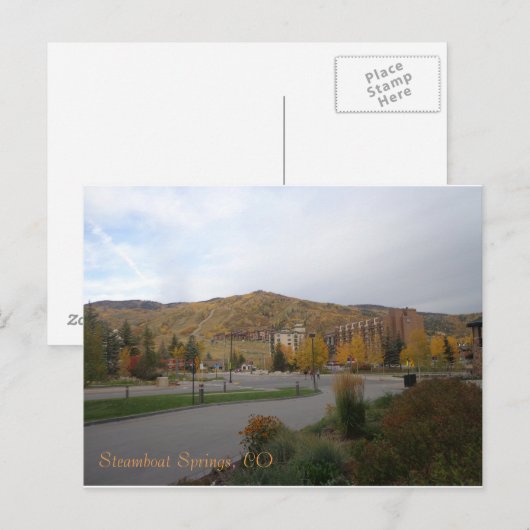 Briefkaart van Steamboot Springs, Colorado (Voorkant / Achterkant)