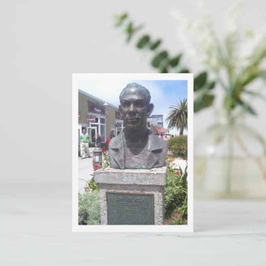 Briefkaart van Steinbeck (Staand voorkant)