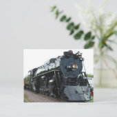 Briefkaart van stoomlocomotieven (Staand voorkant)