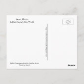 Briefkaart van Stuart Florida, Sailfish Capital (Achterkant)