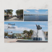 Briefkaart van Stuart Florida, Sailfish Capital (Voorkant)