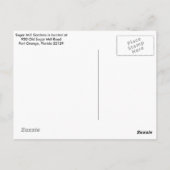 Briefkaart van suikermoer (Achterkant)