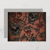 Briefkaart van suikerriet en van Rozen (Voorkant / Achterkant)