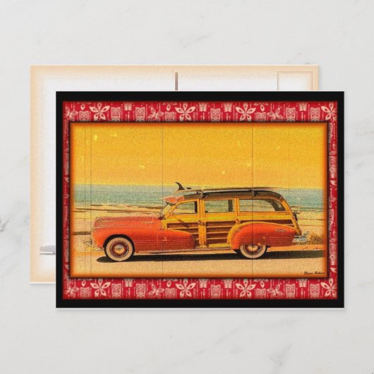 briefkaart van  surf (Voorkant / Achterkant)