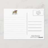 Briefkaart van tapijt van Bayeux (Achterkant)