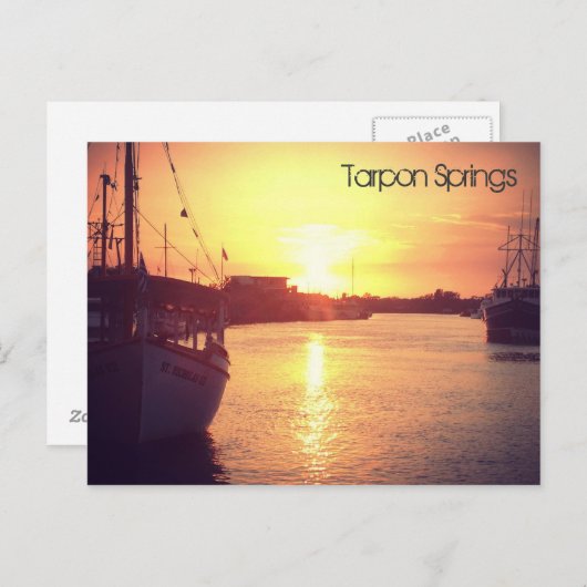 Briefkaart van Tarpon Springs (Voorkant / Achterkant)