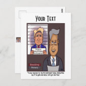 Briefkaart van tenlastelegging (Voorkant / Achterkant)