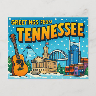 BRIEFKAART VAN TENNESSEE