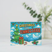 BRIEFKAART VAN TENNESSEE (Staand voorkant)