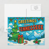 BRIEFKAART VAN TENNESSEE (Voorkant / Achterkant)