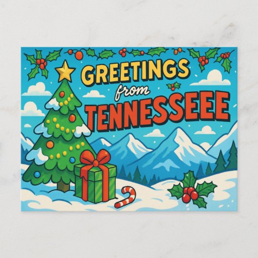 BRIEFKAART VAN TENNESSEE (Voorkant)