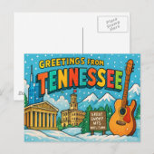 BRIEFKAART VAN TENNESSEE (Voorkant / Achterkant)